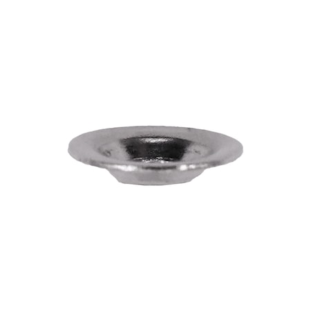 Auveco #6 Flush Washer Nickel On Brass, 100PK 602