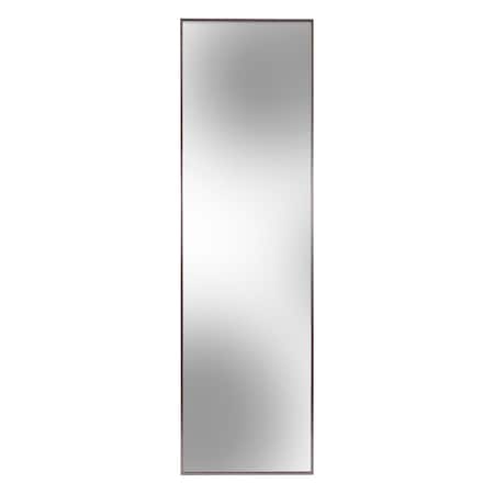 Homeroots Sleek Brushed Brass Rectangular Full Length Standing Mirror 401220
