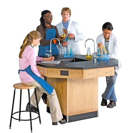 Diversified Spaces Octagon Workstation, 62" W, 36" Height, 500 lb. 1616K