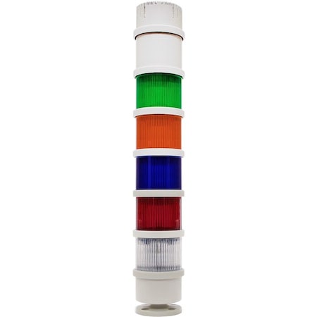 Edwards Signaling Tower Light Module, 120V AC, Green, 70 mm Dia., 3 1/8 in Height, LED, 270BC Series 270LEDMG120A