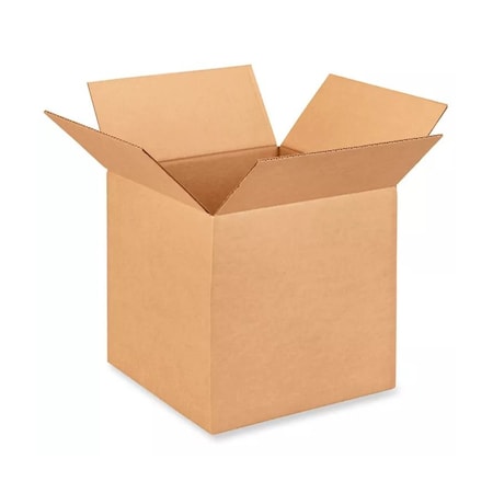 Bcp 12 in x 12 in x 12 in Shipping Box, Kraft, Corrugate, Single Wall, 32 ECT 121212