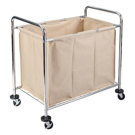 Luxor Laundry Cart, 38 1/2"L, 36 1/2"H, 24 3/4"W HL14