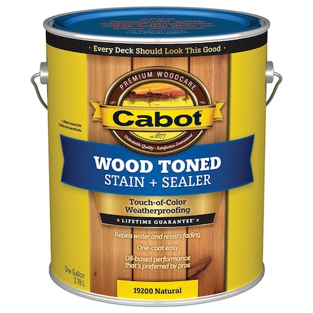 Wood Toned Gal Cabot Natural Deck and Siding Stain 19200