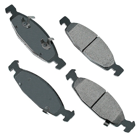 Akebono 99-02 Jeep-Grand Cherokee-Fr Proact Disk Pad, Act790 ACT790