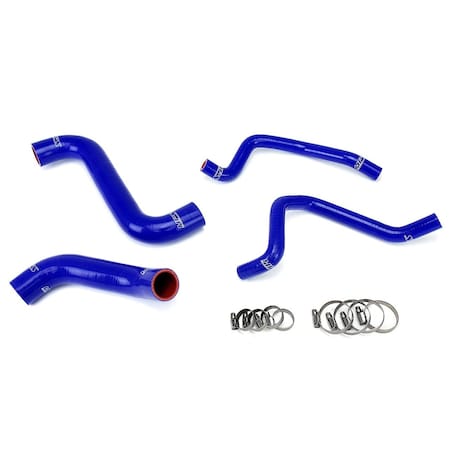 Hps Performance High Temp Reinforced Silicone Radiator and Heater Coolant Hose Kit, Blue,  57-1810-BLUE