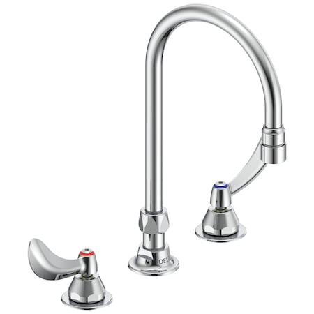 Delta Commercial 27C1 / 27C2 Two Handle Sink Faucet In Chrome 27C2954