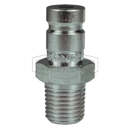 Dixon PD Series Diagnostic Male Plug, 1/8-27 Nominal, MNPT, Steel PD1M1