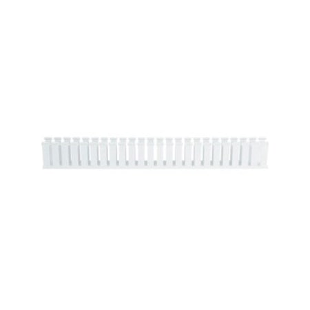Panduit Wire Duct, Wide Slot, White, 1.75 W x 3 D G1.5X3WH6