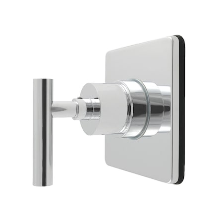 Kingston Brass Single-Handle Six-Way Diverter Valve with Square Trim Kit, Polished Chrome KS4041CML