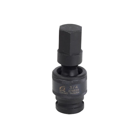 Sunex 1/2 in Drive 3/4 in Universal Hex Bit Driver Impact Socket 274820