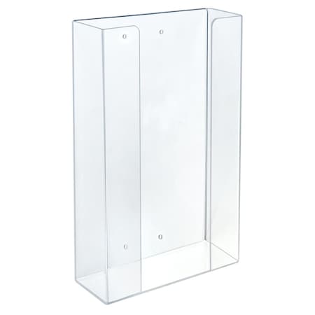 Azar Displays Acrylic Triple Glove Dispenser Holder, 16in. H x 10in. W x 3.5in. D 255630-1PK