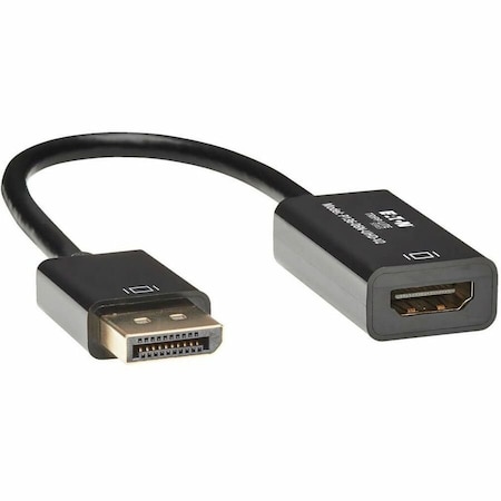 Tripp Lite 6IN DISPLAYPORT TO HDMI ADAPTER CONVERTER 4K X 2K ACTIVE UHD DP TO HDMI M/F DPOR P136-06N-UHD-V2