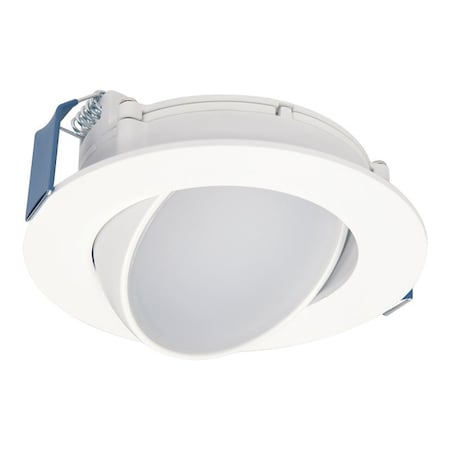 Halo HLA4 Series Downlight, 10.15 W, 120 V, LED Lamp, White, Matte HLA406VWFL9FS1EMW