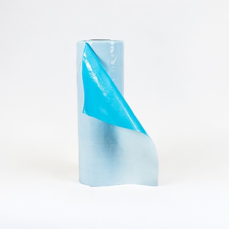 Non-Branded 48inx 200 yard - 4 mil VCI Poly Wrap Blue/White VCI902