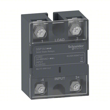 Schneider Electric Solid State Relay, 5-24V DC, 50 Hz, 0.1 A SSP1A110BDE