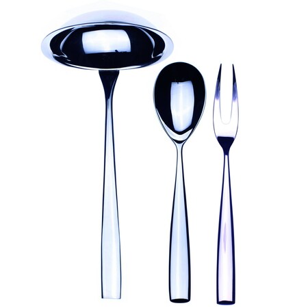 Mepra Arte Serving Set - 3 Pieces - Stainless Steel 105022003