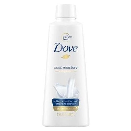 Dove Deep Moisture Body Wash, 3 Fluid Ounce, 24PK 67195