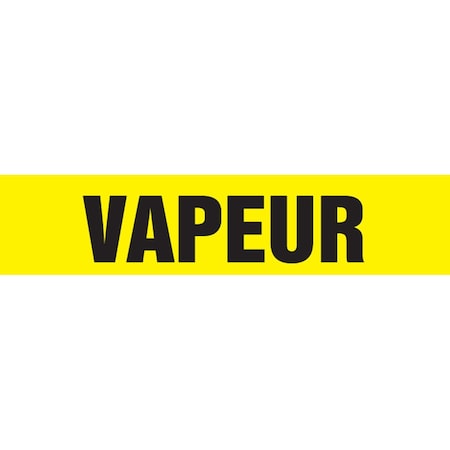Accuform FRENCH PIPE MARKER VAPEUR LANGUAGE CRPK667STC