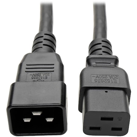 Tripp Lite Power Cord, HD, C19 to C20, 20A, 12AWG, 6ft P036-006