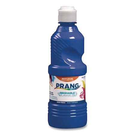 Prang Washable Paint, Blue, 16 oz Dispenser-Cap Bottle 10705