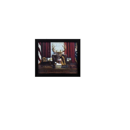 Homeroots The Buck Stops Here Framed Art 387720