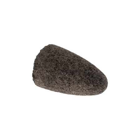 Norton Co Type 16 Gemini Cone, 2 in D, 3 in Thick, 5/8 in Arbor, 24 Grit Aluminum Oxide Gray 61463622218-XCP1