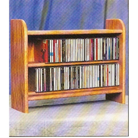 Maxpower Solid Oak 2 Shelf CD Cabinet MA3266306