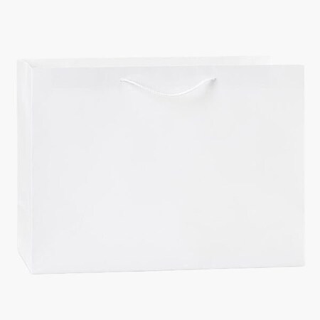 Nashville Wraps White Kraft Gift Bags, Vogue 16x6x12, 100PK WTVBWH