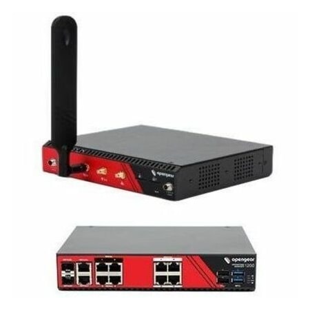 Opengear 4 SERIAL STRAIGHT PINOUT, 2X1GBE WITH SFP, X86 1.4GHZ 4-CORE 4GBMEM 16GBSSD, TPM 2. OM1204-4E-L-GLB