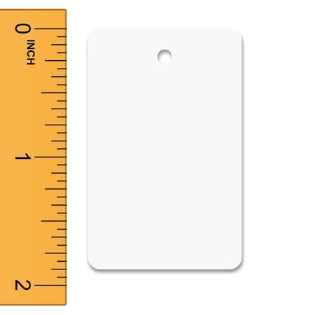 Specialty Store Services White Unstrung Tags, 1 1/4 In. W X 1 7/8 In. H 5900