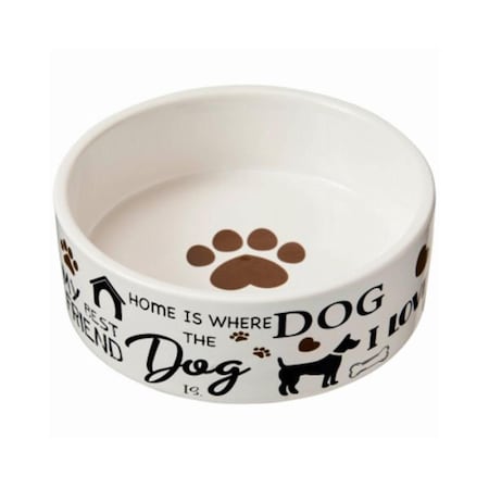Ethical Products 5 in. I Love Dogs Dish Bowl 108328