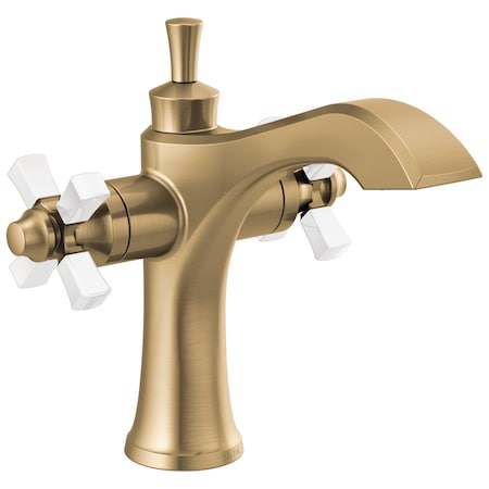 Delta Dorval Two Handle Single Hole Monoblock Bathroom Faucet 857-GS-DST