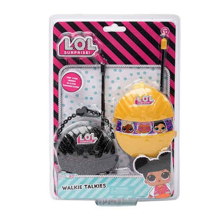 Lol Surprise 2 Piece Walkie Talkie Set in Black and Gold WT2-01136