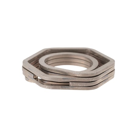 Auveco 1/2in-13 Anti-Vibration Lock Nut, 10PK 22869