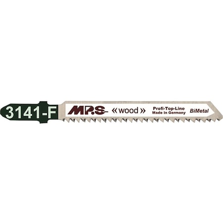 Mps Bi-M 3.1-in 13 TPI wood cutting Jig Saw blade, 5PK 3141-F-5