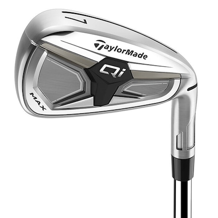 Taylormade Qi Max Iron Set - Graphite Shafts - Left Hand/5-PW, AW/Regular Flex TAYQI4DISG