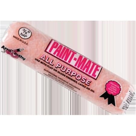 Arroworthy 9P3 9 x 0.38 in. Melon Paint mate Polyester Roller Cover 740963101177