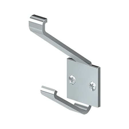 Deltana Double Modern Hook Bright Chrome MH12U26