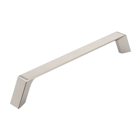 Richelieu 6 5/16-inch (160 mm) Center to Center Brushed Nickel Contemporary Cabinet Pull BP7348160195