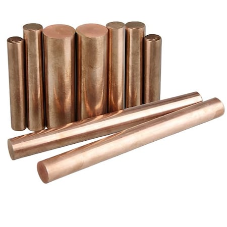 Southern Copper C145 Tellurium Copper Round Bar 1.25 in Diameter 84.0 in Length C145DIA1250-84