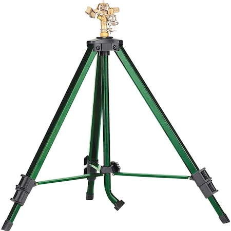 Orbit 1/2'' Brass Impact Sprinkler on Tripod Base 58308D