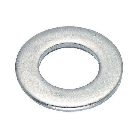 Zoro Select Flat Washer, For Screw Size 5/16 in , Aluminum Plain Finish, 5 PK WASB51NAL