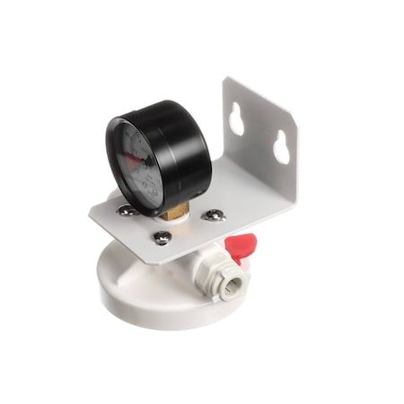 Maxx Ice Water Filter with Gauge, Single Head, 24-125 PSI, 35-100 Degrees F, 4.2 GPM, 0.5 Micron TLC-107096