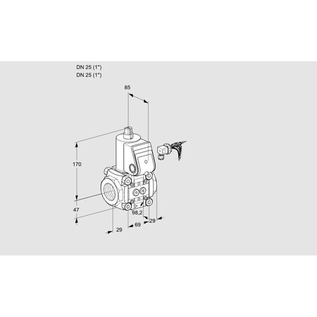 Honeywell Kromschroder VAS225R/NW KS88005274