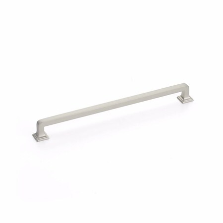 Schaub 10in Center to Center Menlo Park Cabinet Pull Satin Nickel Finish 524-15