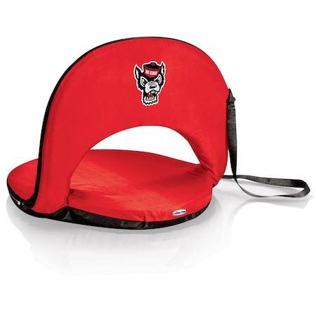 Picnic Time Family Of Brands NCAA NC State Wolfpack Oniva Stadium Seat - Reclining Bleacher Seat with Back Support 626-00-100-424-0