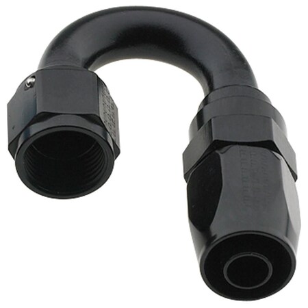 Fragola 231812-BL 180 deg 2000 Series Pro-Flow -12 AN Hose End, Black FRG231812-BL
