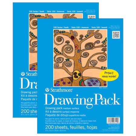 Strathmore 100 Series Drawing Bulk Sheet, 9x12 inch, 400PK P27-119-1
