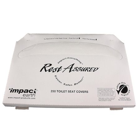 Impact Rest Assured Green Seal Seat Covers 1/2 Fold - Case of 5000 25187973
