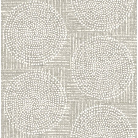 A-Street Prints Salma Beige Medallion Wallpaper 4141-27120